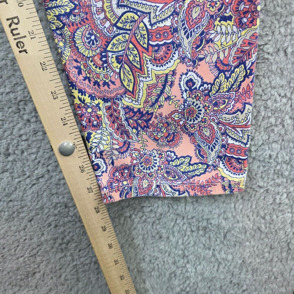 2 Pairs of Charter Club Bristol Floral Print Skinny Ankle Jeans Size 12 - Picture 7 of 11
